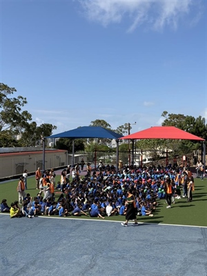 避難訓練が行われました